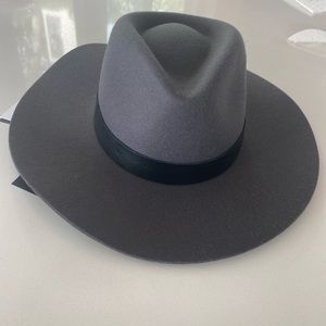 NWT Grey Kacy Rag & Bone Fedora Hat